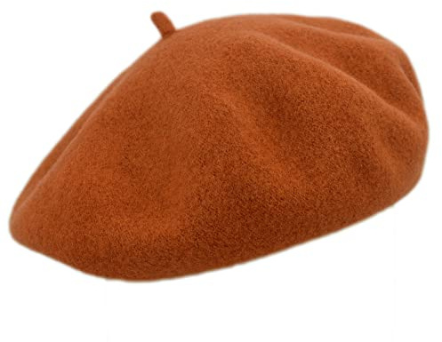 MELEGARI Baskenmütze für Damen | 100% Wolle | Margie Beret | Made in EU