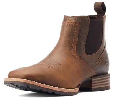ARIAT Hybrid Low Boy Men's Full Grain Leather Western Ankle Boot (Brown, UK 12)