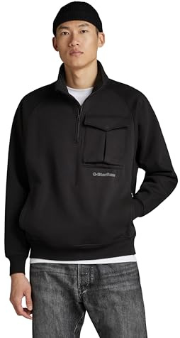 G-STAR Uomo Anorak Loose Sweater, Nero (dk black D23893-D425-6484), L