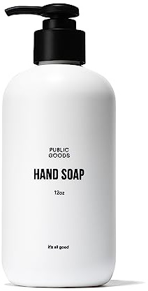 Public Goods Hand Soap | Cleaning Soap for Kitchen and Bathroom | Made from Natural Essential Oils | Paraben and Sulphur Free