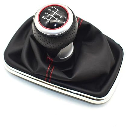 Schaltsack 5/6 geschwindigkeit 12mm Schaltknauf Hebel Shifter Gamasche Boot Für Golf 4 IV Für MK4 Für GTI R32 für Bora Für Jetta 1999 2000 2001 2002 2003 2004 Auto Getriebekopf ( Size : 5 Speed--H )