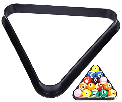 Tsffae Billard Ball Rack Billard Triangulaire Losange Cadre Table De Billard Triangle Billard Rack pour Billard Table De Billard Fournitures De Sport Accessoires