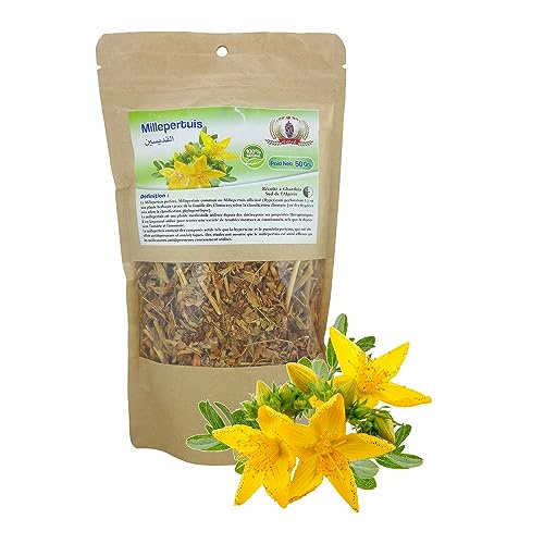 YOUR Tisane Millepertuis Récolté au Sud de l'Algérie - Sèche Sac 50 Gr