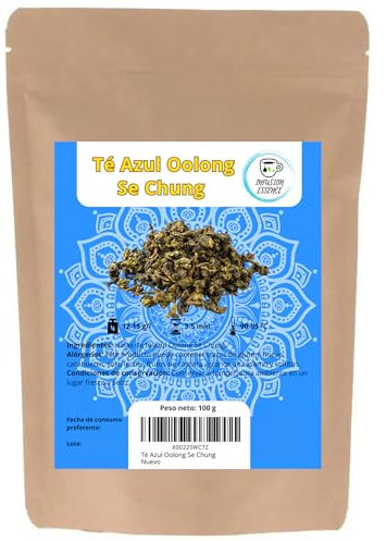Te Azul Oolong Se Chung | Té Oolong Chino a Granel I Té Antioxidante, Energético y Digestivo I Té Azul en Hojas Sueltas (50 tazas) 100 g (Se Chung)