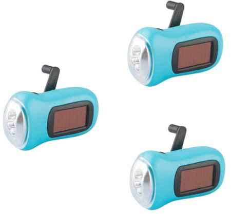 Hemobllo 3pezzi Led Portatile e Alimentazione Multifunzione Colori Casuali Per Emergenze e Attività Outdoor