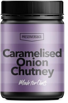 Caramelised Onion Chutney 1.2kg Bulk Jar – Rich Sweet & Tangy Relish – Perfect with Cheese, Burgers, Toasties, Pizza & Sandwiches – Vegan & Vegetarian Friendly – Family Recipe Since 1971
