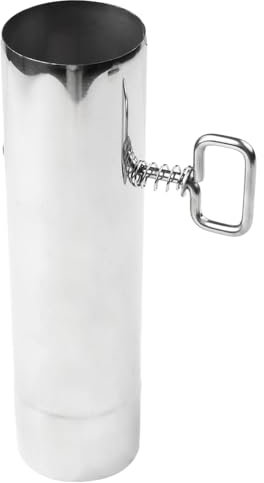 WTAXBH Tubo per Stufa Tubo for Stufa a Legna Canna fumaria Forno Camino Camino Stufa a Legna Tubo antiscottatura Teepee for Esterni Tubi for stufe Tubo di Scarico da 60 mm