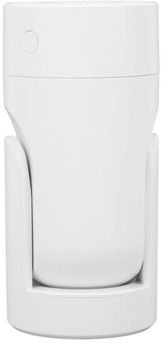 Tnfeeon Mini Humidificador de Aire Portátil, Calma Pequeña y Fría Fog Humedad Húmeda 360 Grados Rotación CAR USB para Agencia de Viajes Párrafo 228.00 G (WHITE)