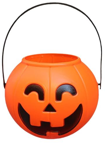 Secchiello Luminoso A Forma Di Zucca | Sacchetto Di Caramelle Di haloween A LED Da 4,25 Pollici | Secchiello Luminoso Portatile E Riutilizzabile Per Dolcetti - Accessorio Di haloween Per Bambini