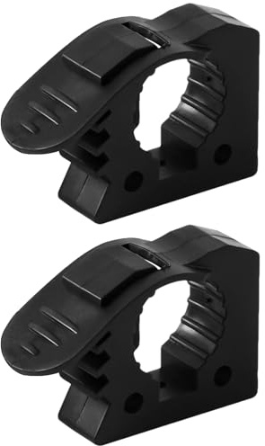Shovel Holder Utility Holder Clamp, Rubber Tool Gripper Bracket Double Shovel Axe Holder Mounting Cradle for Handle Bearings, Wall Garage Organiser Rest Bar for Vehicle Outdoor Truck Holder