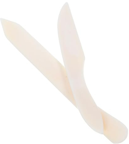 Gadpiparty 2stücke Buchbindewerkzeuge Polierbeinfalz Falzbein Und Rillwerkzeug Für Origami Und Papierkunst Professionelles Falzbein Aus Rinderknochen Für Basteln Kartenherstellung Und