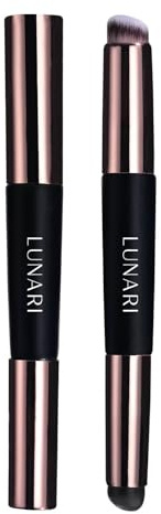 Pinceau de maquillage double embout (Noir)