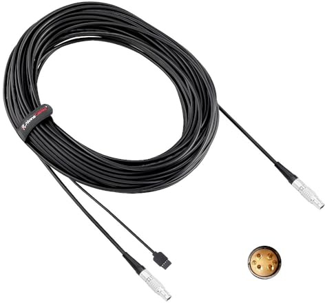 Alvin’s Cables Câble de Commande de Bus Ronin 2 Can pour DJI Ronin 2 Gimbal, Ronin 2 Remote Contrôleur, Force Pro, Master Wheels 30m | 98,4 Pieds