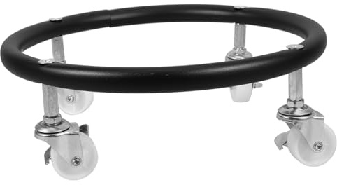 Gatuida Supporto Mobile per Bombola di Gas Propano con Ruote Base in Acciaio Inossidabile Spessa Carrello Porta Serbatoio per Cucina e Campeggio Facilita Trasporto e Movimentazione