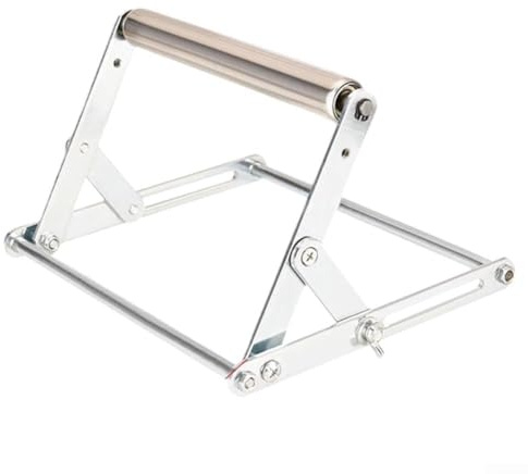 Zilimontt Scie à table flexible pliable pour le travail du bois Hauteur personnalisable Support en S 25145 mm Format de support d'établi en métal Composition Cadre Support Table