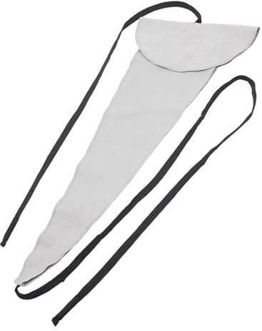 YUYTE Paño de Limpieza para Saxofón, Material de Fibra de 3 Colores con Cuerdas Colgantes de Metal para Tubo de Clarinete de Saxofón Limpio en el Interior (GRAY)