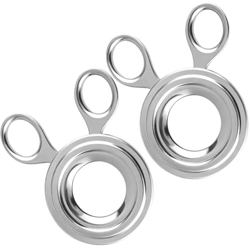2Pcs Coupe-Oeuf Acier Inoxydable, Oeufs Coupe Coque Inox,Ciseaux à Oeufs Décapant la Coquill, Décapant pour Oeufs Coupe-oeufs pour Ustensiles Accessoire de Cuisine Restaurant
