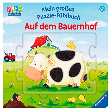 Mein großes Puzzle-Fühlbuch: Auf dem Bauernhof