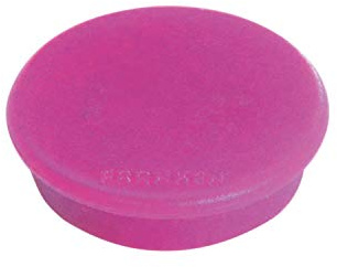 FRANKEN Magnete MagFun®, Haftmagnete, rund, 32 mm, 10 Stück, pink, HML30 07