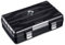 CIGARLOONG Cave à cigares Voyage étui à cigares Double Couche avec hygromètre et humidificateur(Couleur:Noir)