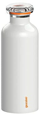 Guzzini - On The Go, ENERGY, Bottiglia Termica da Viaggio - Bianco, Ø 7.3 x h21.2 cm | 500 cc - 11670011