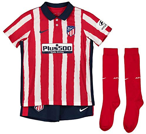 Nike ATM LK NK BRT KIT HM fotbollsset, sport röd/(midnatt marin) (full sponsor), XL