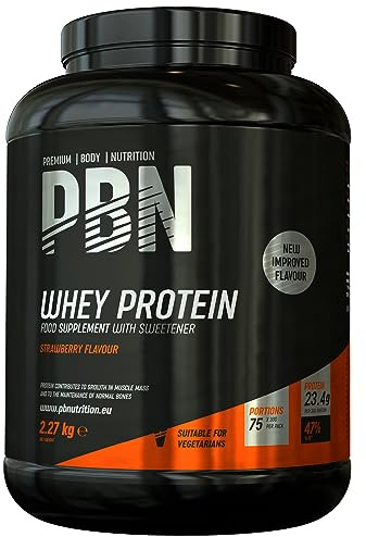 PBN - Premium Body Nutrition Whey Protein Powder 2.27kg Strawberry