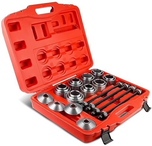 Extracteur Silent Bloc 36Pcs Extracteur De Roulement Outils D'Insertion De Dépose De Roulement Ensemble D'Outils D'Insertion De Retrait De Palier De Coussin