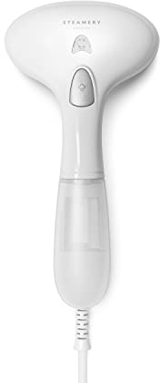 Steamery Cirrus 1 Stiratrice a Vapore Portatile, 1500W, Riscalda in 30 secondi, Ideale per Viaggiare, Elimina le Pieghe, Bianco