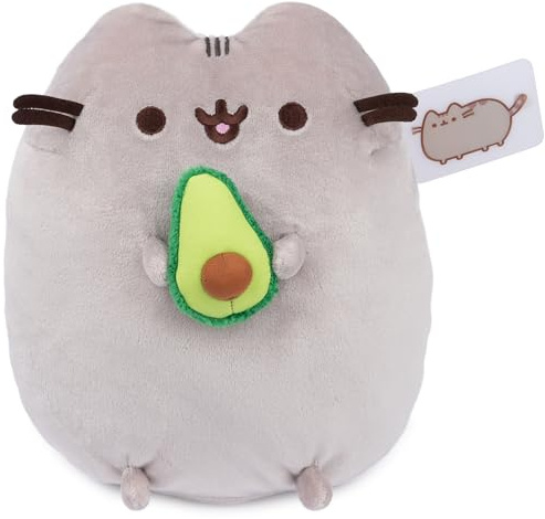 GUND Pusheen Snackable Avocado Plush, Stuffed Animal for Ages 8 and Up, 9.5”, Gray