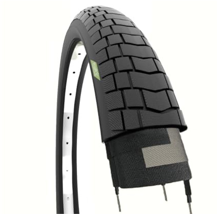 Pneu 20 X 1.95 (50-406) Pneu Route Noir 20 Vélo BMX Enfant Ville Vélo Fille