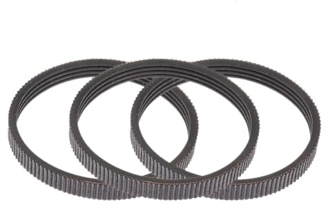 ZYWUOY Antriebsriemen für elektrische Hobelhobel, 9,6 mm breit, Gummi, für elektrische Hobelmaschine 1900B 225007-7 N1923B, 3 Stück