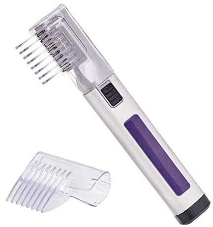 3 in 1 Hair Trimmer Razor Comb with Telescopic Handle, Handheld Hair Clipper Mistake Proof Do It Yourself Haircut Hair Beard Cutting Tool for Women Men