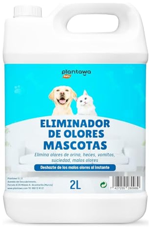 PLANTAWA Enzymreiniger & Geruchsneutralisierer, 2L, Gerüche, Urin, Erbrechen, Innen- und Außenbereich, Terrasse, Garten, Anti-Geruch für Hunde, Katzen, Enzymwaschmittel für Hunde.