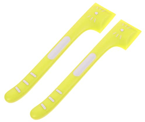 ABOOFAN 2pcs Cat and Dog Feeding Spoon Reusable Opener Spoons Food Scrapers Pet Supplies