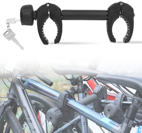 Rahmenhalter kurz 32 cm Länge, Fahrradhalterung Bike Holder Fahrradträger Fahrradhalter Befestigung Klemme Reisemobil Rad, abschließbar, für U-Bügelrohr