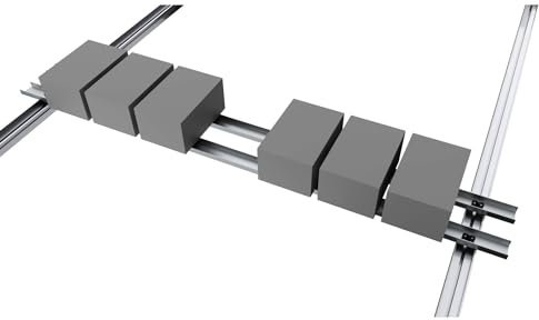Kit structure 2 panneaux horizontal pour toit plat 10-15º Système avec ballast Sans ancrage