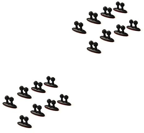 Uonlytech 16stücke Kabel Clips Multifunktionale Auto Kabel Organizer Für Ladekabel Und Elektronik Selbstklebend Und Leicht Abnehmbar Für Schreibtisch Und Auto Schwarz