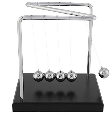 LetCart Newton Pendel Kugelstoßpendel, Z Form Newtons Cradle Balance Balls Wissenschaft Psychologie Puzzle Pendel Schreibtisch Ornament