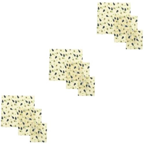 minkissy 3 Sätze Lebensmittelverpackungen Aus Bienenwachs Bienenwachstücher Für Lebensmittel Bienenwachstuch Für Lebensmittel Bienenwachs Geschirr Abdeckung Bienenwachs Bedeckt 3 Stück * 3