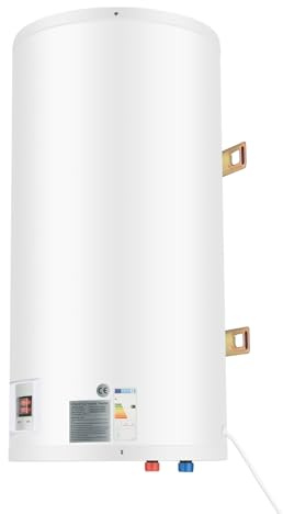 Chauffe-eau électrique vertical avec douchette - 50 l - 25-75 °C - Chauffe-eau électrique - Pour cuisines, appartements, salons de coiffure, salle de bain