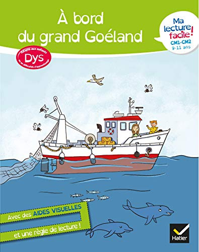 Ma lecture facile DYS CM1-CM2 : A bord du grand goéland