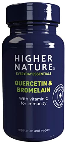 Higher Nature QUE060 Quercetin & Bromelain Pack of 60