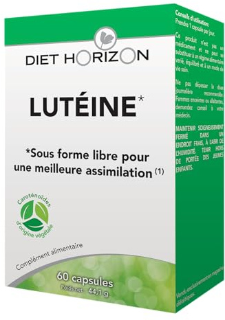 Diet horizon - Lutéine - 60 capsules - Protection de la rétine et du cristallin