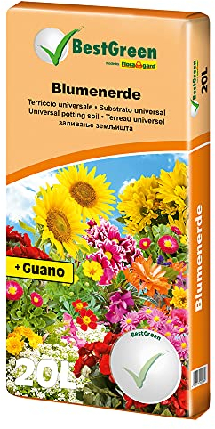 Substrat universel pour pot de fleurs BestGreen 20 litres