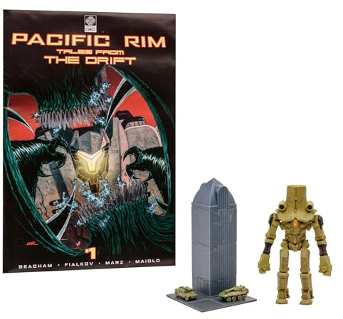 McFarlane Toys Pacific Rim Cherno Alpha (Jaeger) - Juego de Figuras a Escala de 4 Pulgadas con cómic