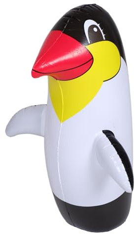 Didiseaon Inflatable Penguin Toy Decorative Penguin Ornament for Boys and Girls Interactive Outdoor Garden Decoration