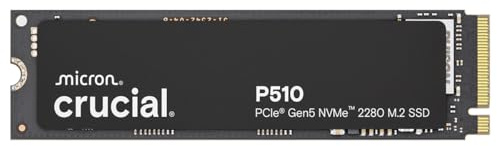 Crucial P510 2TB PCIe Gen5 NVMe M.2 SSD