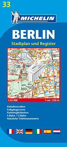 Michelin Berlin: Stadtplan 1:22.000 (MICHELIN Stadtpläne)