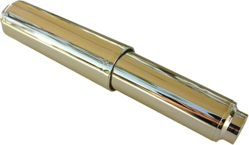 Simpatico 35-7041 Spring Loaded Plastic Replacement Toilet Paper Roller, Polished Brass